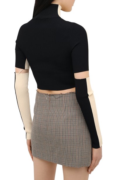 Пуловер из вискозы OFF-WHITE кремового цвета по цене 106000 руб., арт. 0WHF015F20KNI0016110, фото 4 Пуловер из вискозы OFF-WHITE, арт. 0WHF015F20KNI0016110, фото 4