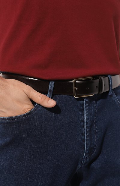 Кожаный ремень SANTONI, арт. CM35VS003B91HSC1, фото 2