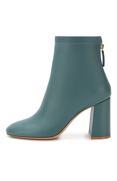 Кожаные ботильоны GIANVITO ROSSI голубого цвета по цене 121500 руб., арт. G73525.85RIC.VGIAMEL, фото 3 Кожаные ботильоны GIANVITO ROSSI, арт. G73525.85RIC.VGIAMEL, фото 3