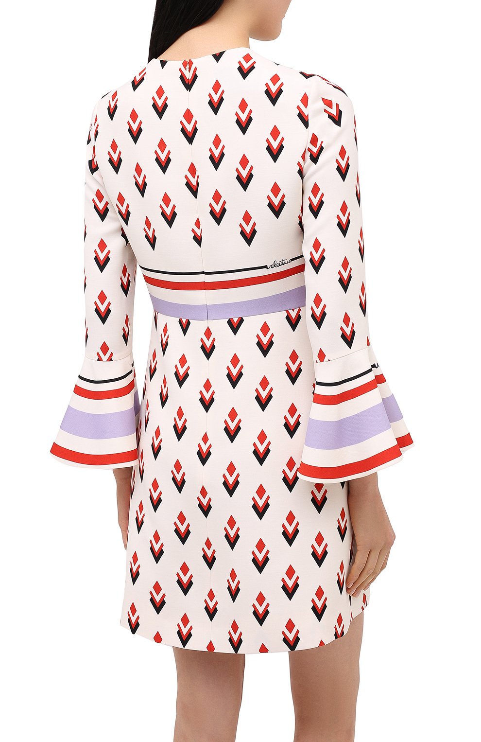 Платье из шерсти и шелка VALENTINO, арт. UB3VASP15LK, фото 4