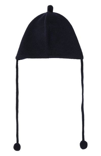 Кашемировая шапка OSCAR ET VALENTINE темно-синего цвета по цене 12500 руб., арт. BON01, фото 2 Кашемировая шапка OSCAR ET VALENTINE, арт. BON01, фото 2