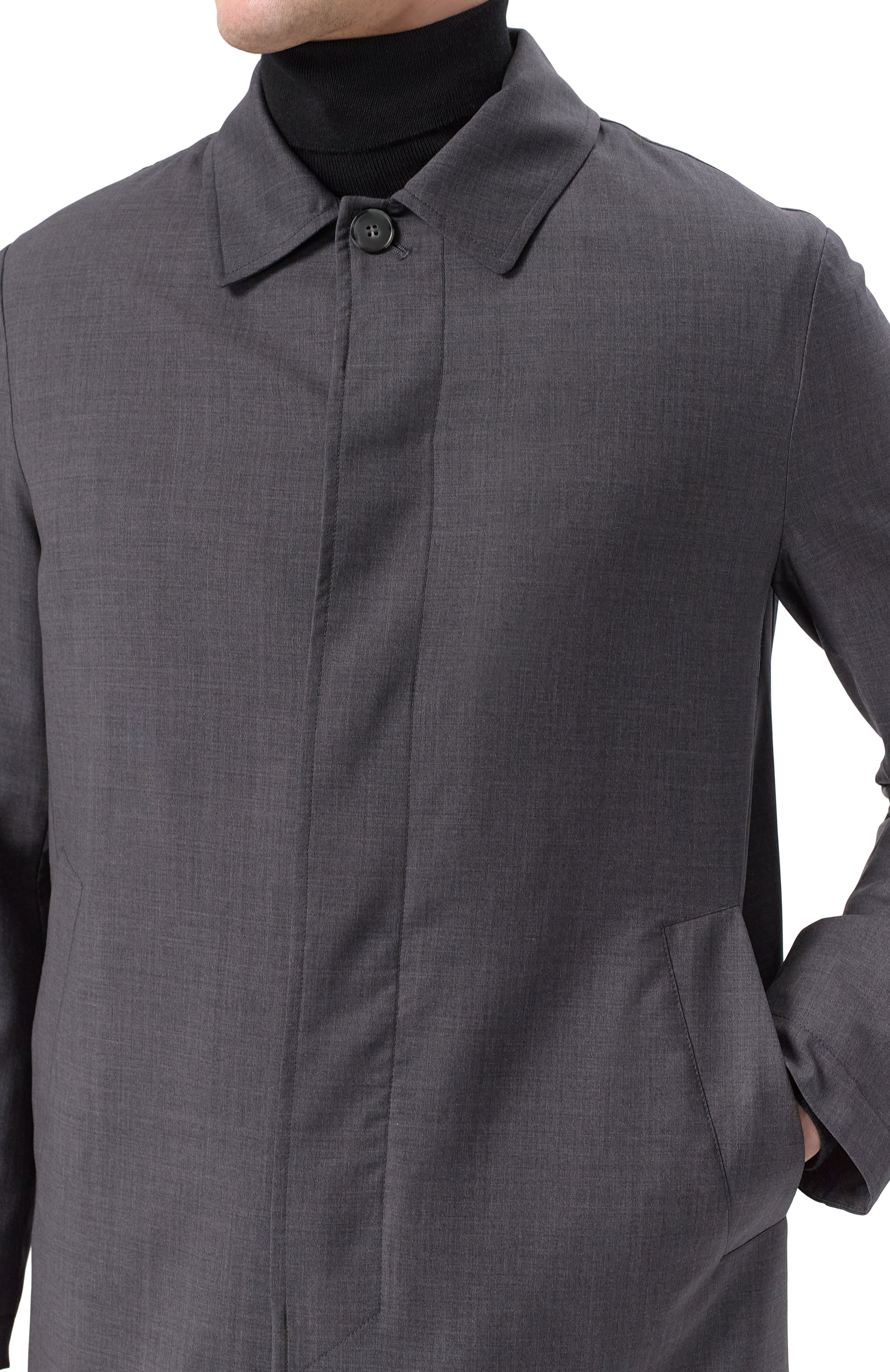 Шерстяной плащ CANALI, арт. 010489U/R01620, фото 5