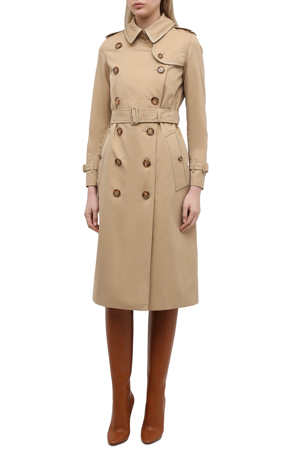 Хлопковый тренч kensington BURBERRY, арт. 8039248, фото 3