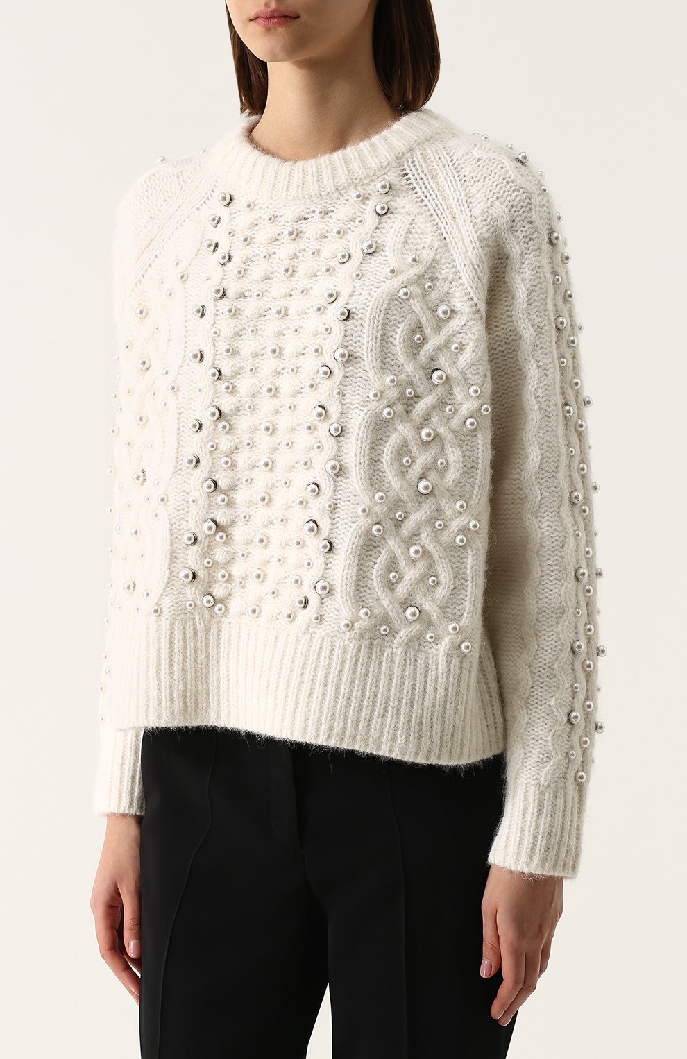 Пуловер фактурной вязки из смеси шерсти и льна RAG AND BONE, арт. W276601XD, фото 3