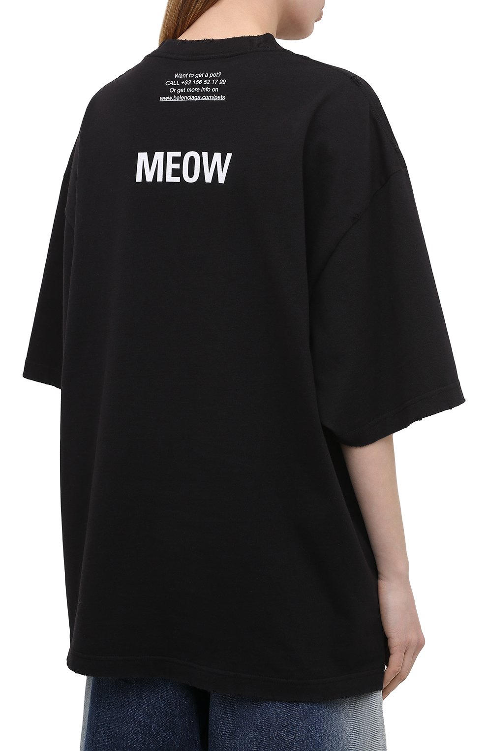 Хлопковая футболка BALENCIAGA, арт. 641532/TJVG8, фото 4