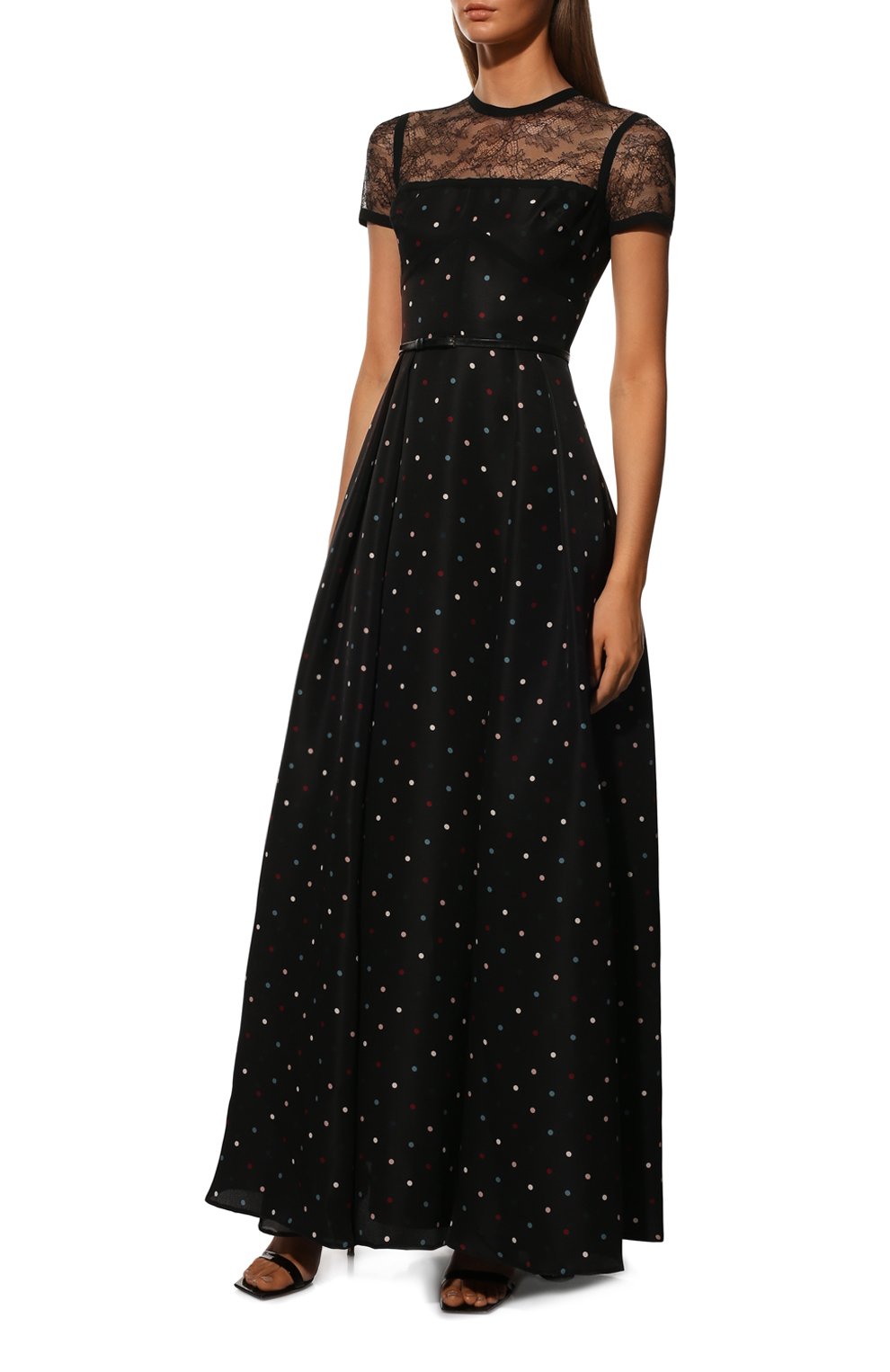 Платье из шелка и вискозы ELIE SAAB черного цвета по цене 1035000 руб., арт. 8268, фото 3 Платье из шелка и вискозы ELIE SAAB, арт. 8268, фото 3