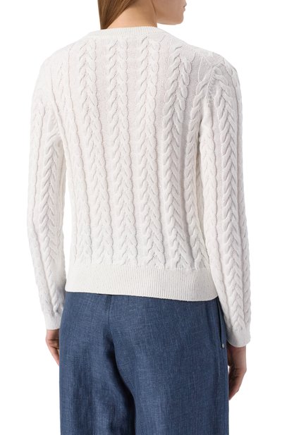 Хлопковый свитер BRUNELLO CUCINELLI, арт. MDV798100, фото 4