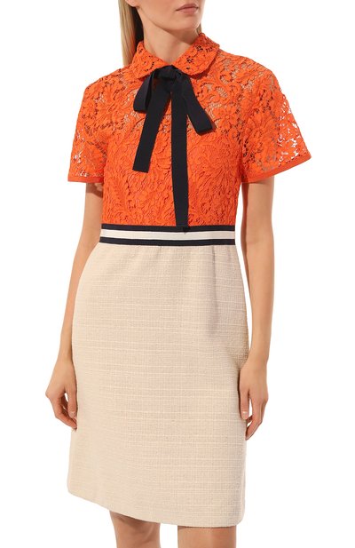 Платье из хлопка и вискозы GUCCI, арт. 569954 ZABMT, фото 3