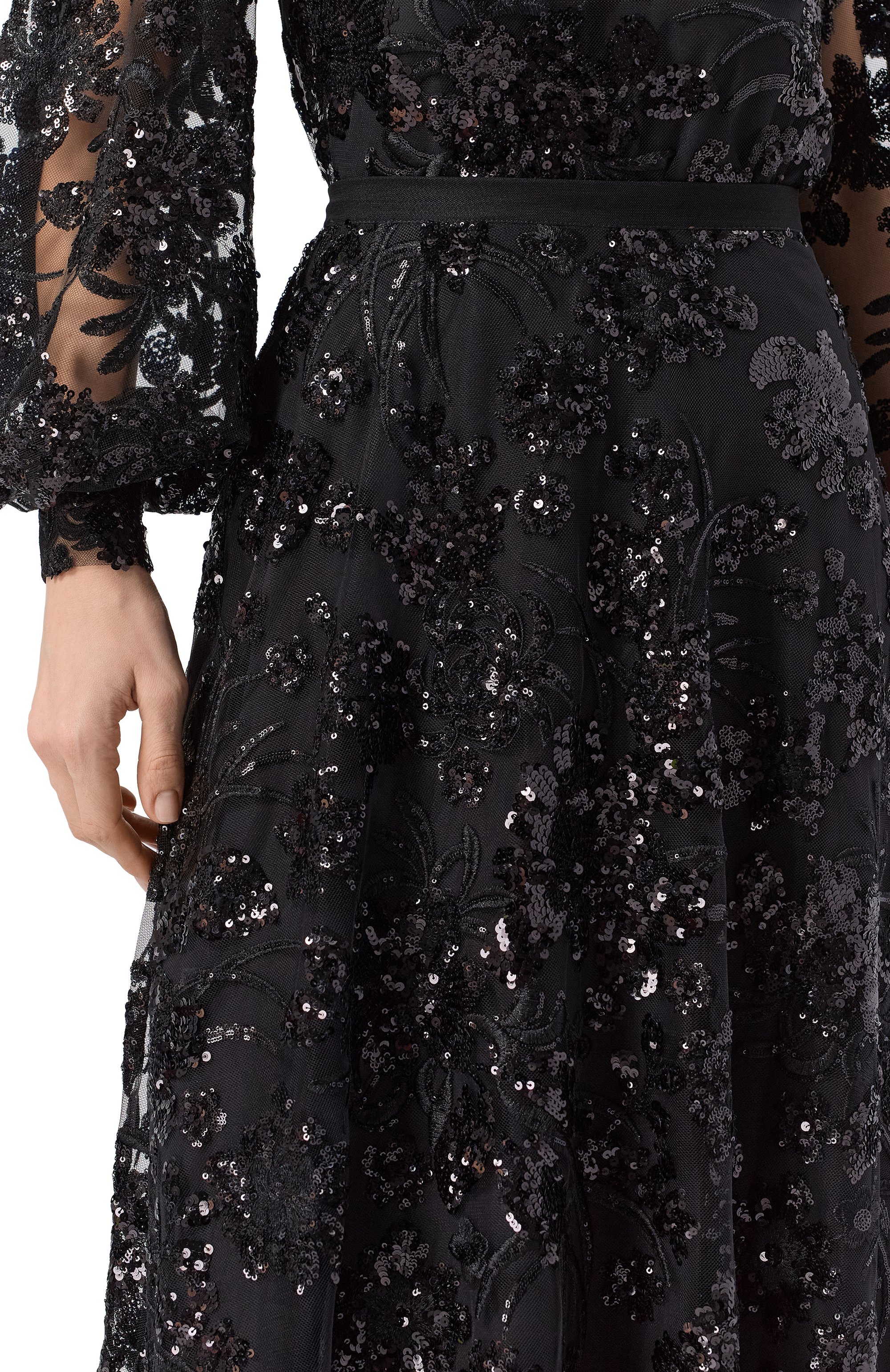 Юбка с отделкой пайетками ZUHAIR MURAD, арт. RSK26055/TUEM016, фото 5