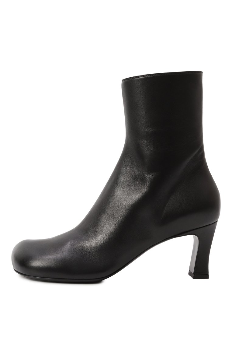 Женские кожаные ботильоны nico BOTTEGA VENETA черного цвета, арт. 816564/VBSD0 | Фото 4 (Драгоценные камни: Проставлено; Подошва: Плоская; Материал сплава: Проставлено; Каблук высота: Средний; Материал внешний: Натуральная кожа; Материал внутренний: Натуральная кожа; Каблук тип: Устойчивый; Материал утеплителя: Без утеплителя)