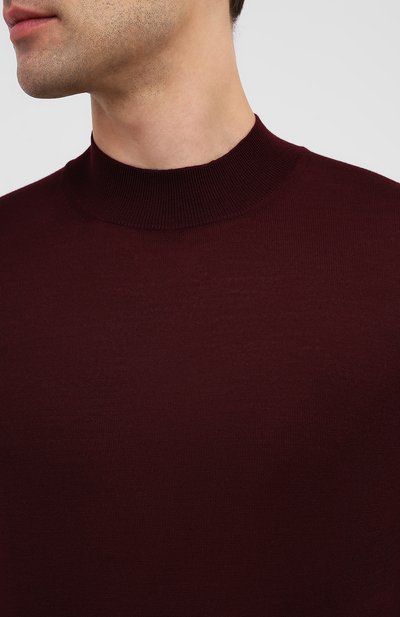 Шерстяная водолазка ANDREA CAMPAGNA бордового цвета по цене 25200 руб., арт. 45154/14790, фото 5 Шерстяная водолазка ANDREA CAMPAGNA, арт. 45154/14790, фото 5