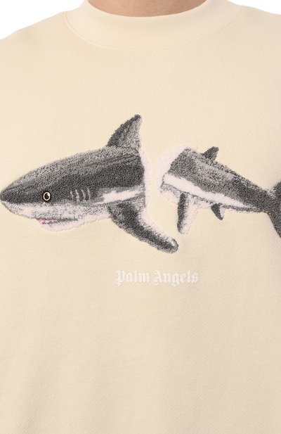 Хлопковый свитшот PALM ANGELS, арт. PMBA026C99FLE0040409, фото 5