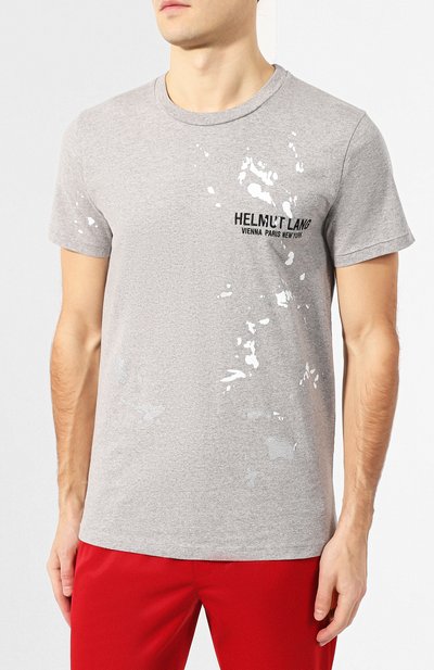 Хлопковая футболка HELMUT LANG, арт. J09DM526, фото 3