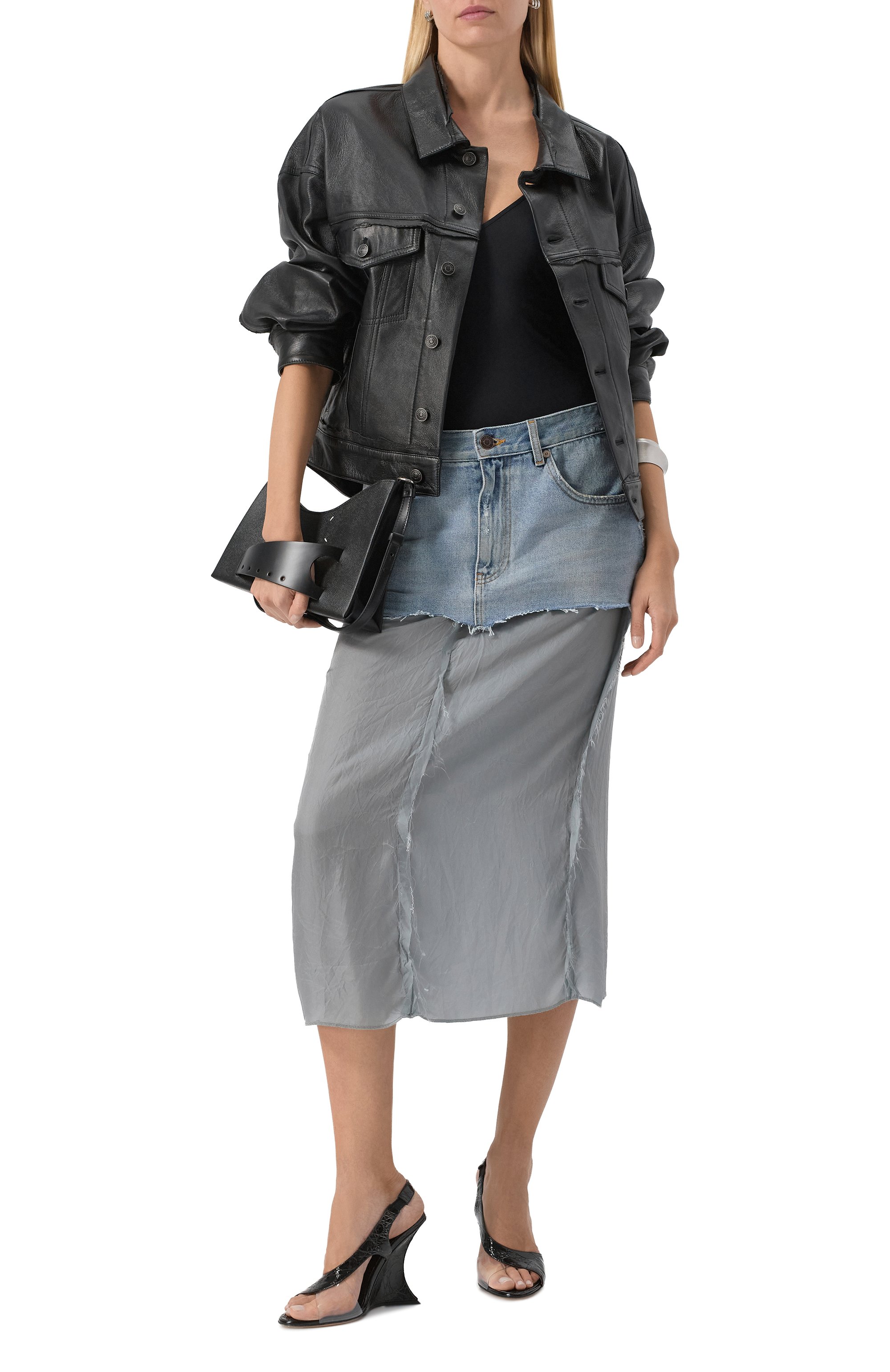 Кожаная куртка BALENCIAGA, арт. 830777/TSS01, фото 2