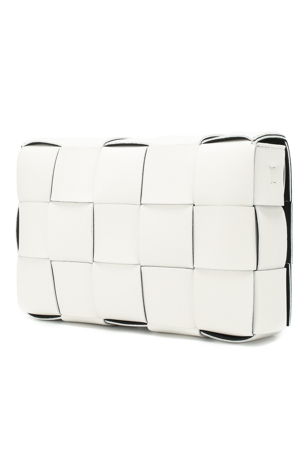 Сумка cassette BOTTEGA VENETA белого цвета по цене 160500 руб., арт. 578004/VMAY3, фото 3 Сумка cassette BOTTEGA VENETA, арт. 578004/VMAY3, фото 3