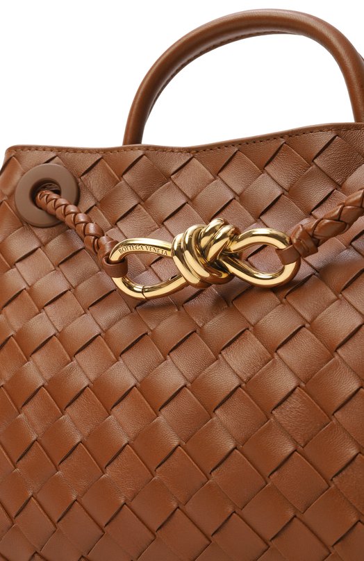 Сумка Andiamo small Bottega Veneta 766014/VCPP1 Коричневый  766014/VCPP1 Фото 6