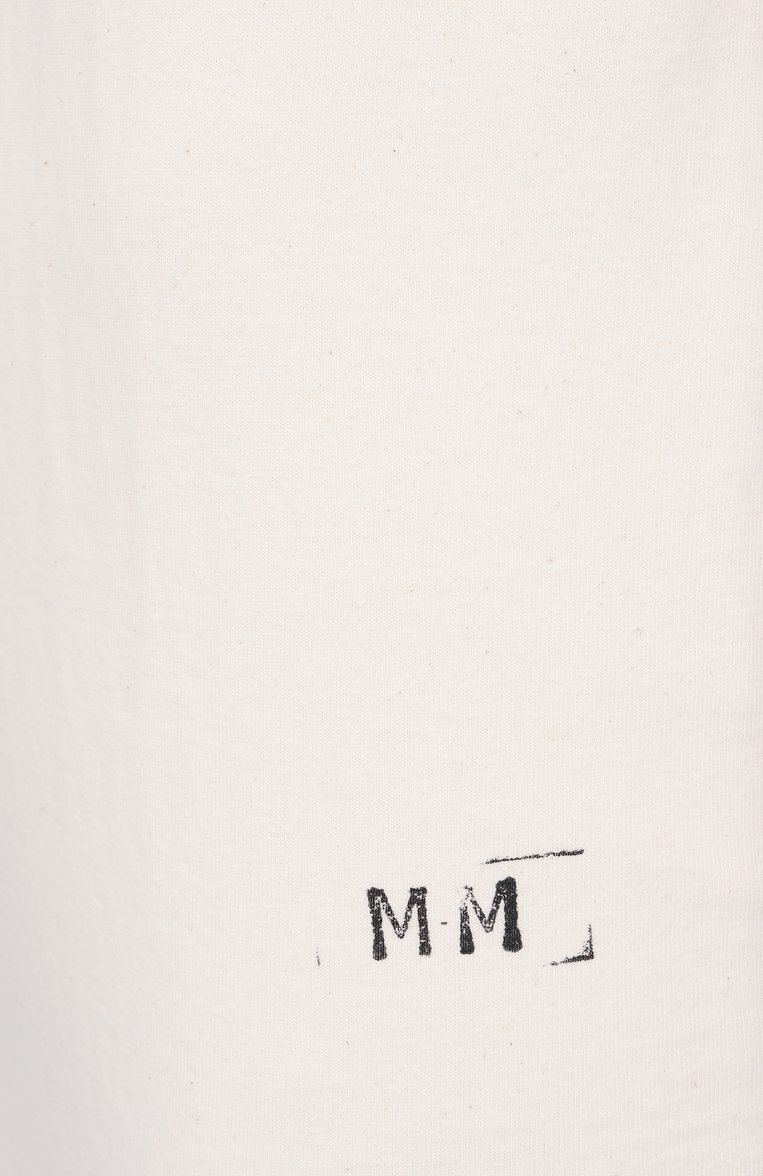 Мужское хлопковое поло MAISON MARGIELA кремового цвета, арт. S50GL0060/M20061 | Фото 6 (Длина (для топов): Удлиненные; Материал внешний: Хлопок; Застежка: Пуговицы; Мужское Кросс-КТ: Футболка-одежда; Принт: Без принта; Стили: Кэжуэл; Автоматизация ТО: Проставлено; Автоматизация состава: Проставлено; Детали: Без декора)