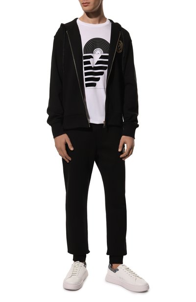 Хлопковые джоггеры VERSACE JEANS COUTURE, арт. 73GAAT06-73UP314 VEMBLEM S F0IL C0TT0N/CF00T, фото 2