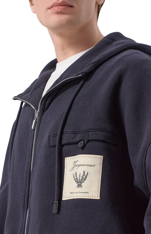 Хлопковая толстовка Jacquemus 26EH0M00302/AJ00262 Синий  26EH0M00302/AJ00262 Фото 5