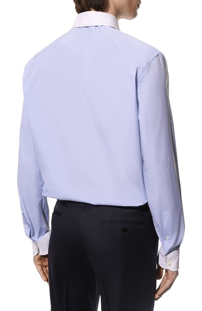 Хлопковая сорочка CORNELIANI, арт. 90P110-2811276/00, фото 5
