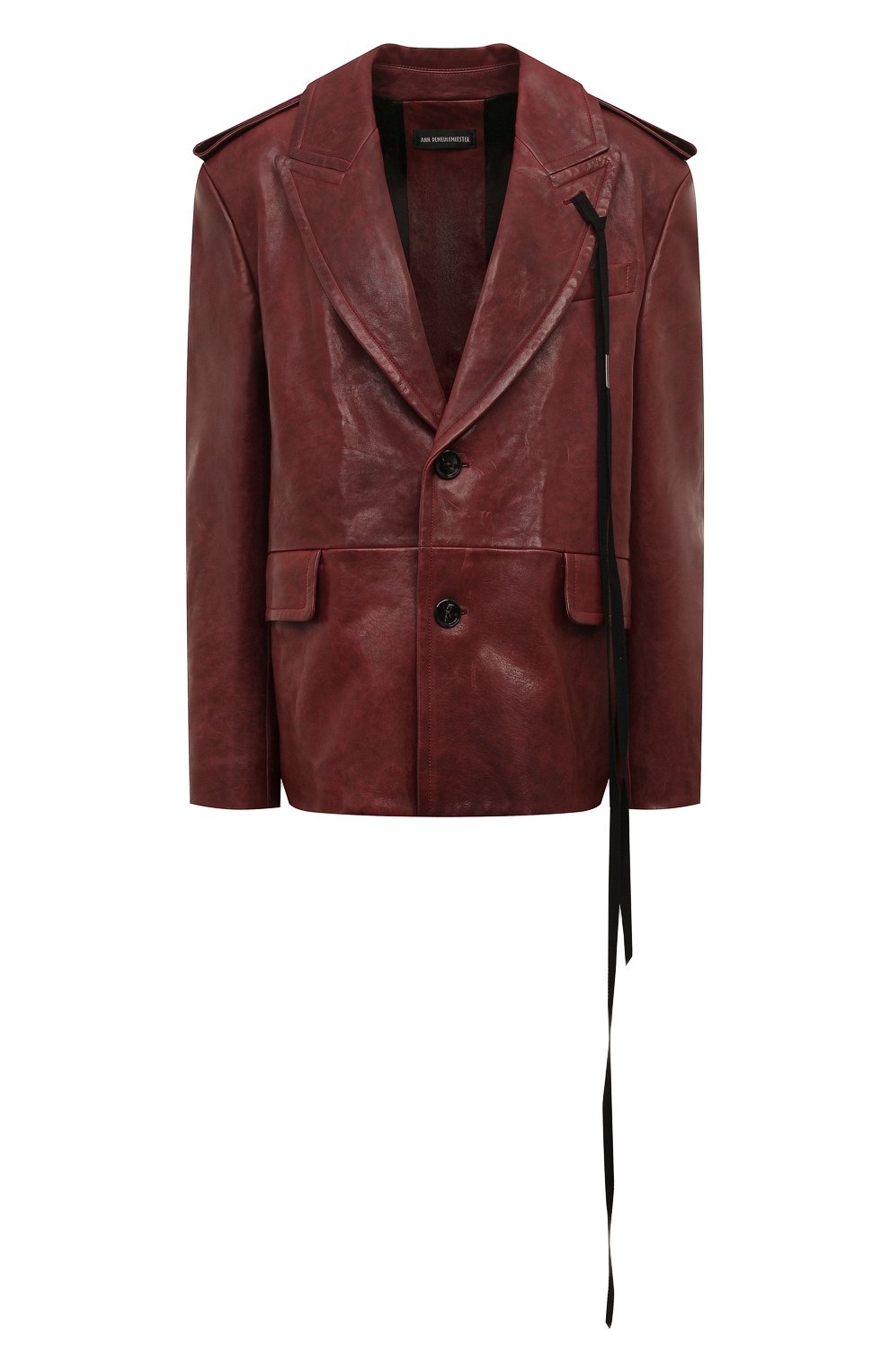 Кожаный жакет ANN DEMEULEMEESTER, арт. 2402-W-JA25-L-LT137-036, фото 1