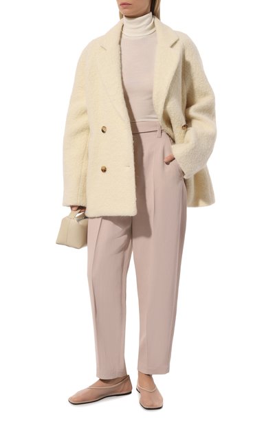 Женские брюки из вискозы и льна BRUNELLO CUCINELLI, арт. MH579B1297