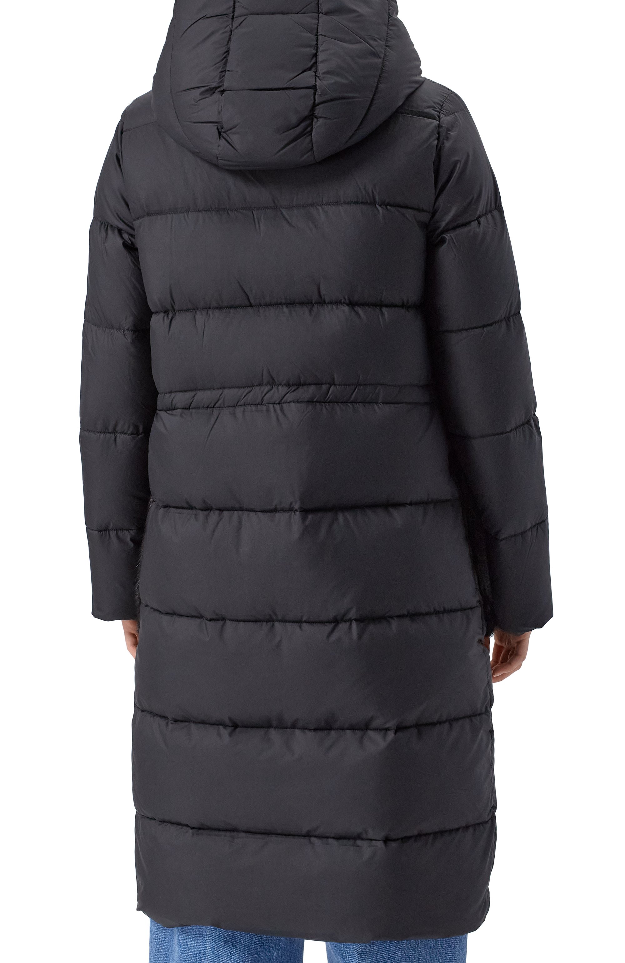 Пуховик с отделкой из норки MANZONI24, арт. 25M1309-NY0V/48-50, фото 4