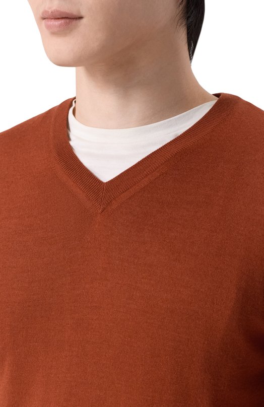 Пуловер из кашемира и шелка MVST BM18-301PLG0 Красный  BM18-301PLG0 Фото 5