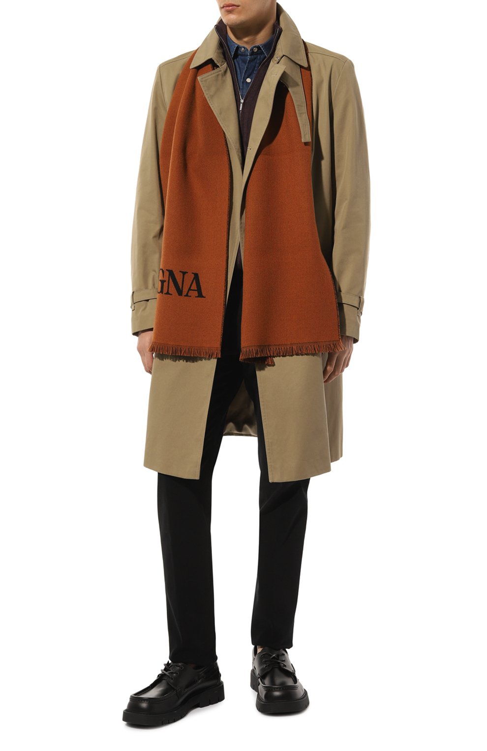 Шерстяной шарф ZEGNA, арт. Z4L50SA6/24A, фото 3