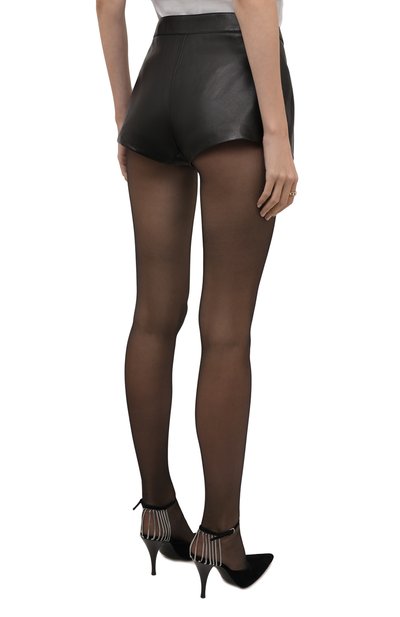 Кожаные �шорты SAINT LAURENT, арт. 678157/YC2ZZ, фото 4