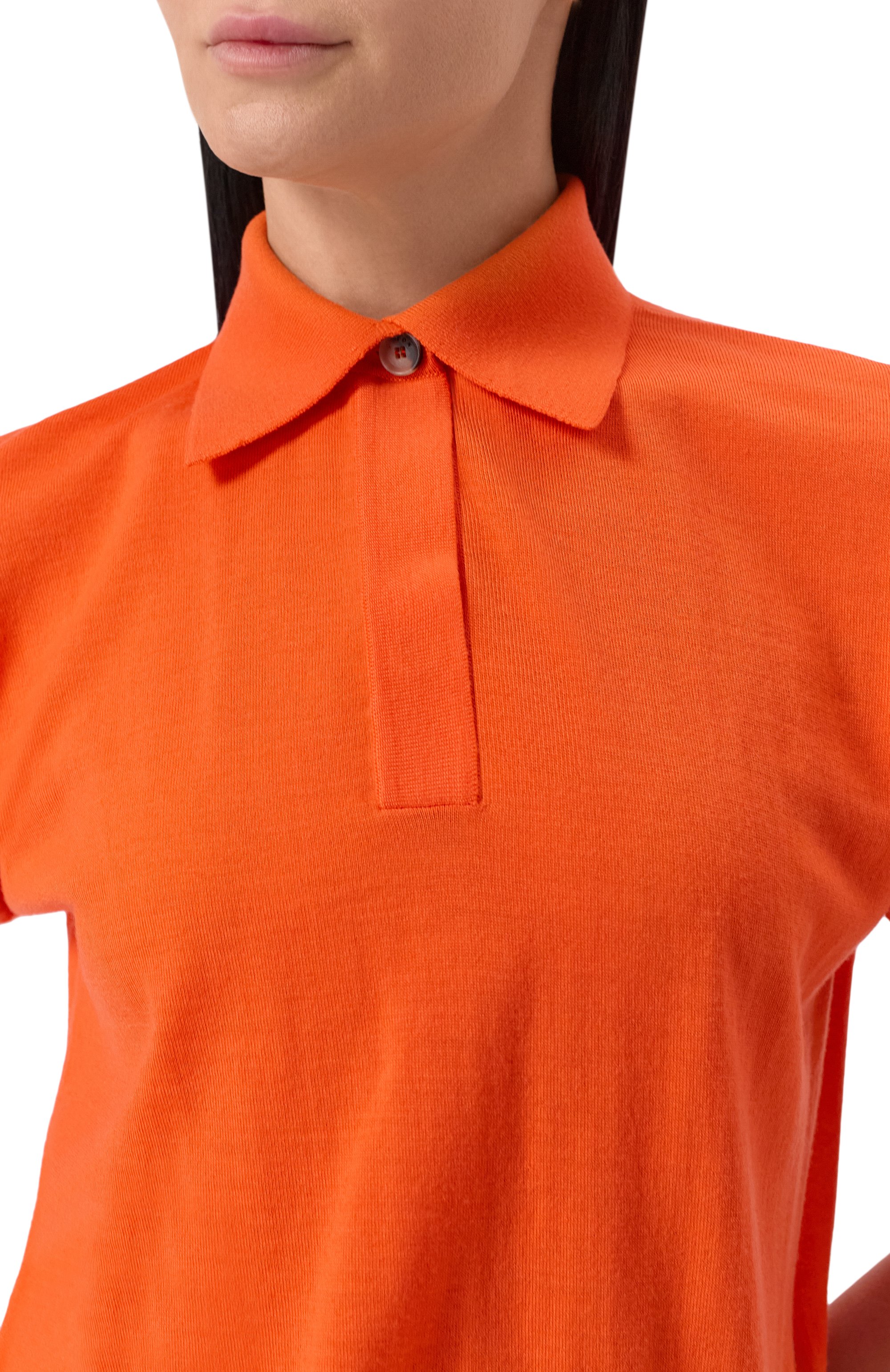 Шерстяное поло KITON оранжевого цвета по цене 99500 руб., арт. D57717069, фото 5 Шерстяное поло KITON, арт. D57717069, фото 5