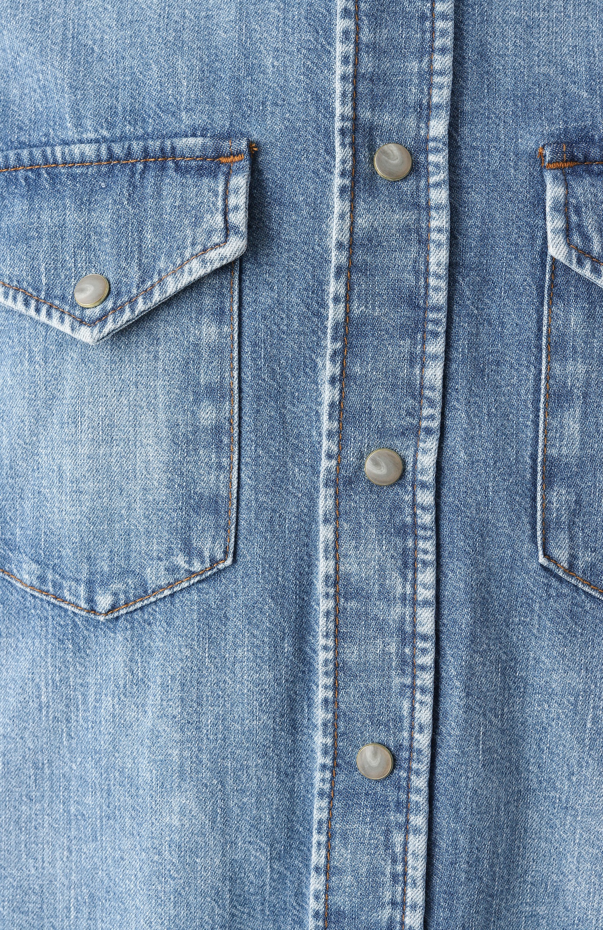 Джинсовая рубашка 7 FOR ALL MANKIND, арт. JS6MC2100U, фото 6