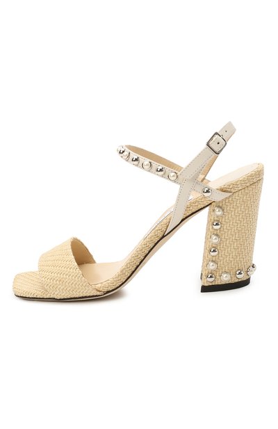 Текстильные босоножки aadra 85 JIMMY CHOO, арт. AADRA 85/RXD, фото 3