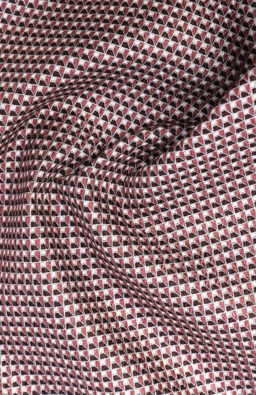 Шелковый комплект из галстука и платка Brioni 08A900/PD447 Бордовый  08A900/PD447 Фото 6