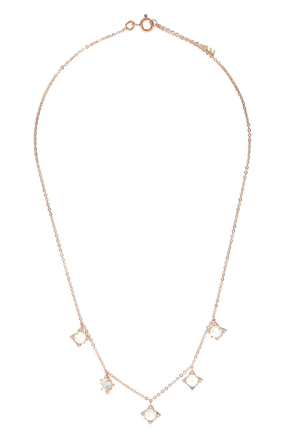 Серебряное ожерелье с аквамарином MOONKA, арт. tr-nl-aqm, фото 1