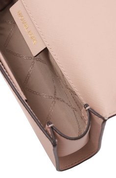 Женская сумка mona MICHAEL MICHAEL KORS светло-розового цвета, арт. 30H3G80C3L | Фото 5 (Ремень/цепочка: На ремешке; Драгоценные камни: Проставлено; Материал: Натуральная кожа; Материал сплава: Проставлено; Размер: small)