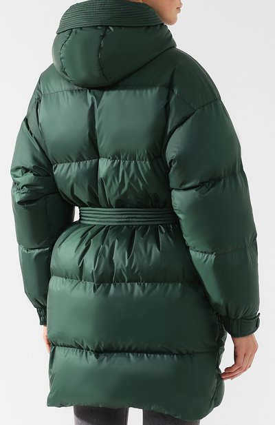 Однотонный стеганый пуховик с поясом и капюшоном IENKI IENKI, арт. KILLER J, фото 4