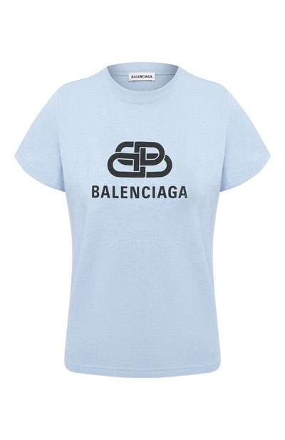 Женская хлопковая футболка BALENCIAGA, арт. 578133/TGV75