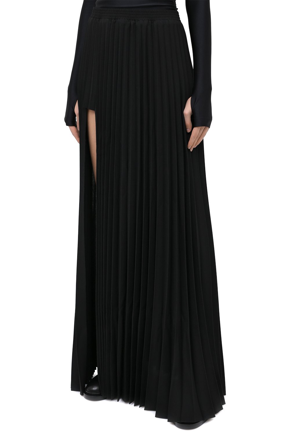 Юбка-макси VETEMENTS черного цвета по цене 99500 руб., арт. WAH21SK109 1314/BLACK, фото 4 Юбка-макси VETEMENTS, арт. WAH21SK109 1314/BLACK, фото 4