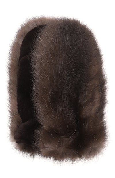 Женские меховые варежки из соболя и норки VICTORIA KUSENKOVA, арт. 603310204105