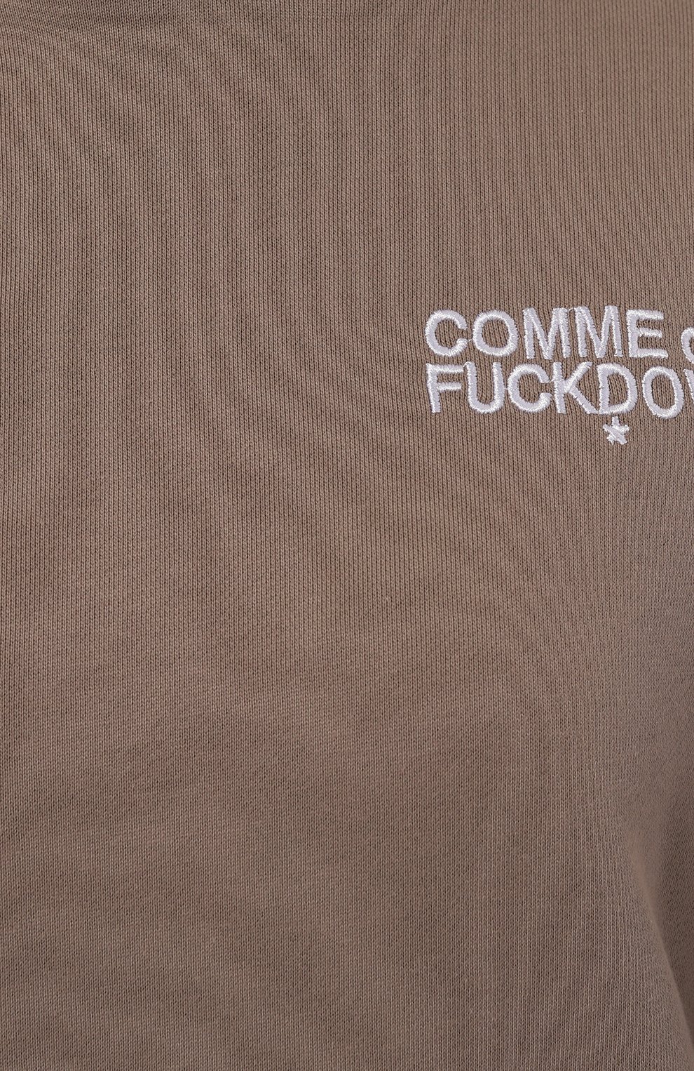 Хлопковое худи COMME DES FUCKDOWN, арт. CFABW01010, фото 5