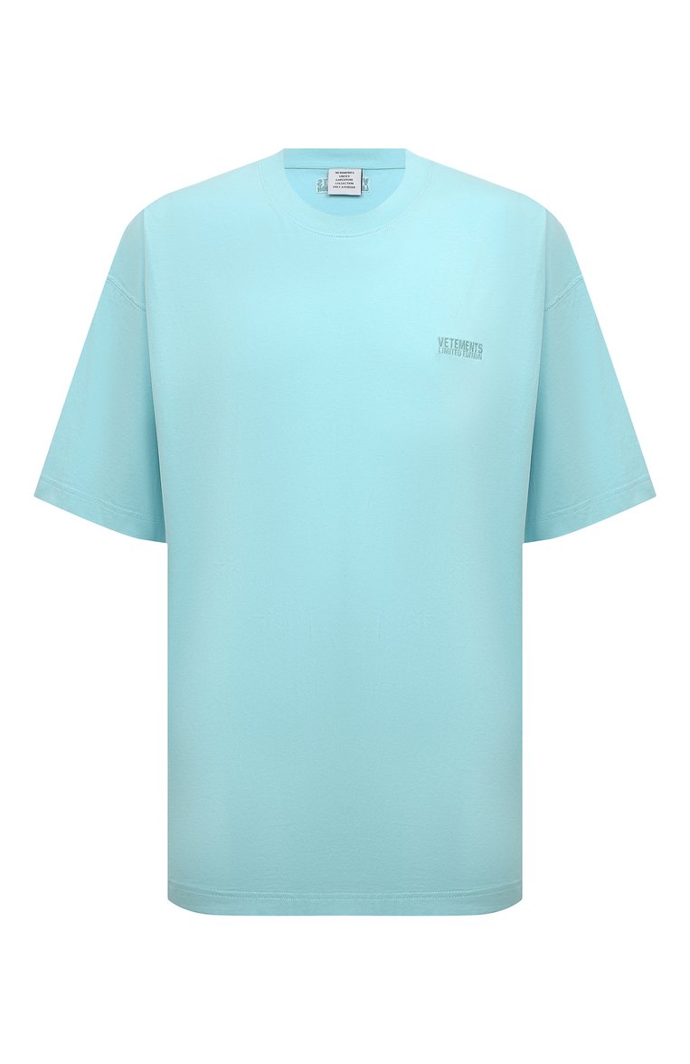 Хлопковая футболка VETEMENTS, арт. UE64TR500MI, фото 1