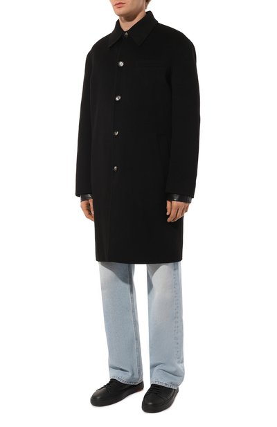 Пальто из шерсти и шелка NANUSHKA, арт. NM24CR0W01799, фото 3