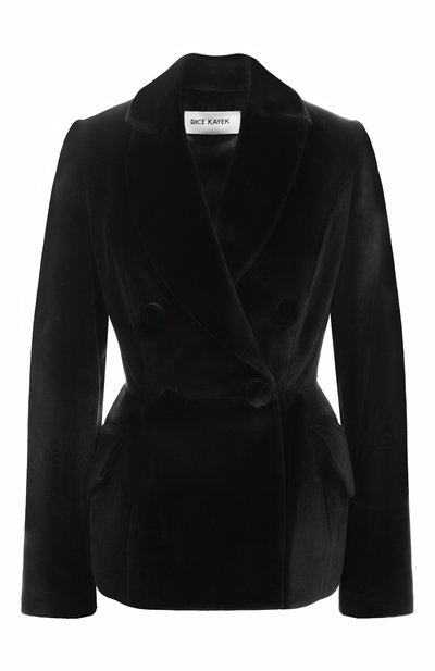 Женский бархатный жакет DICE KAYEK, арт. FW25V521 KDF BLACK