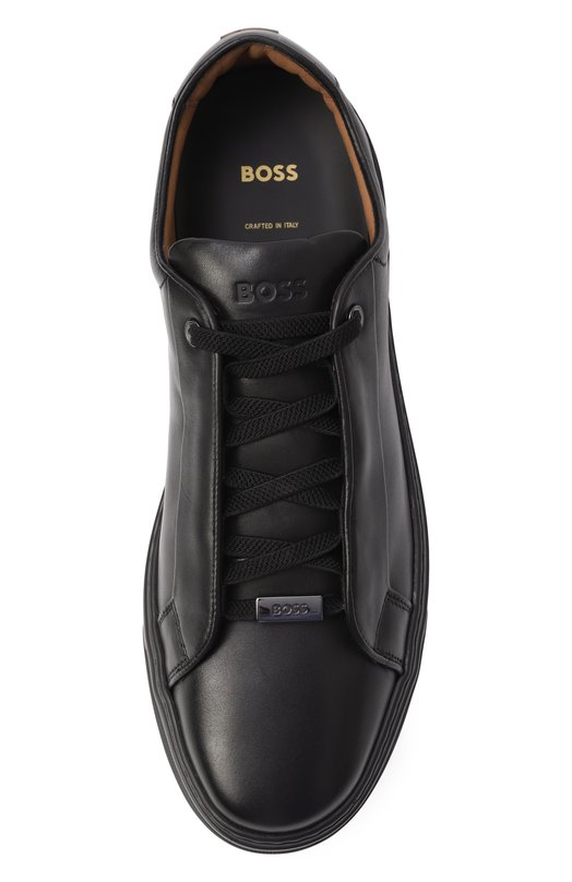 Кожаные кеды Gary BOSS 50546855 Чёрный  50546855 Фото 6