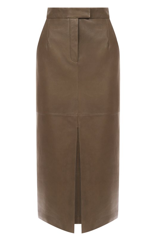 Кожаная юбка MVST 23177/36-44 Хаки 23177/36-44