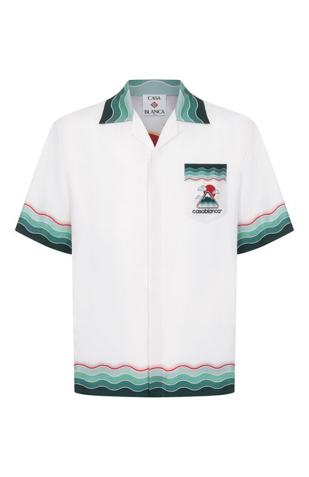 Мужская шелковая рубашка CASABLANCA, арт. MPF25-SH-003-05