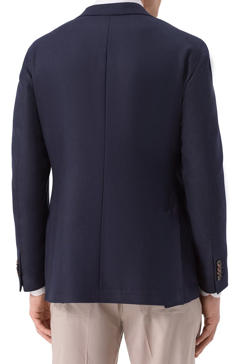 Пиджак из шерсти и шелка LUIGI BIANCHI, арт. 2564/52003, фото 6