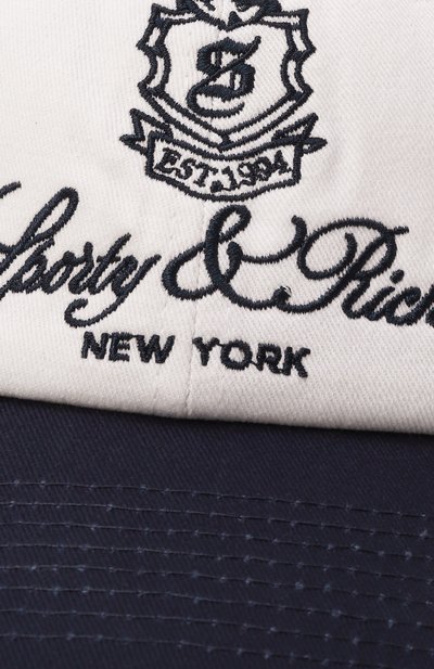 Хлопковая бейсболка SPORTY AND RICH, арт. AC040606231WH50, фото 5