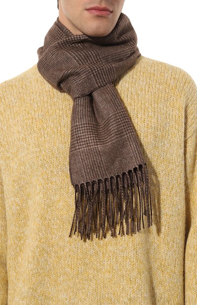 Шарф из шелка и кашемира PIACENZA CASHMERE 1733, арт. DALLAS/83496, фото 5